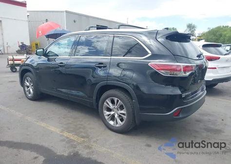 2015 Toyota Highlander Xle V6 from USA, damaged, VIN 5TDJKRFH3FS091528